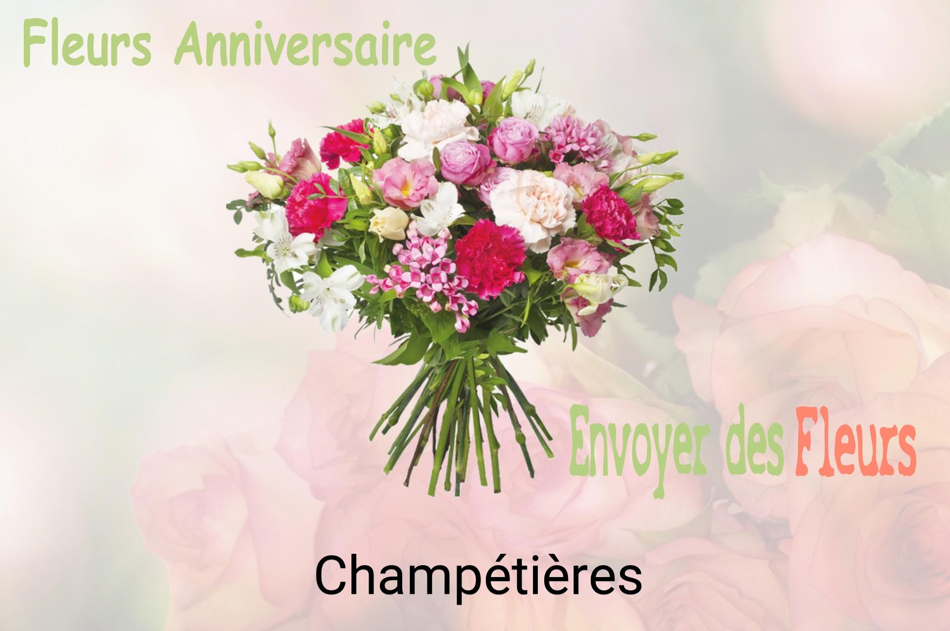 Bouquet de fleurs d’anniversaire livré à Champétières