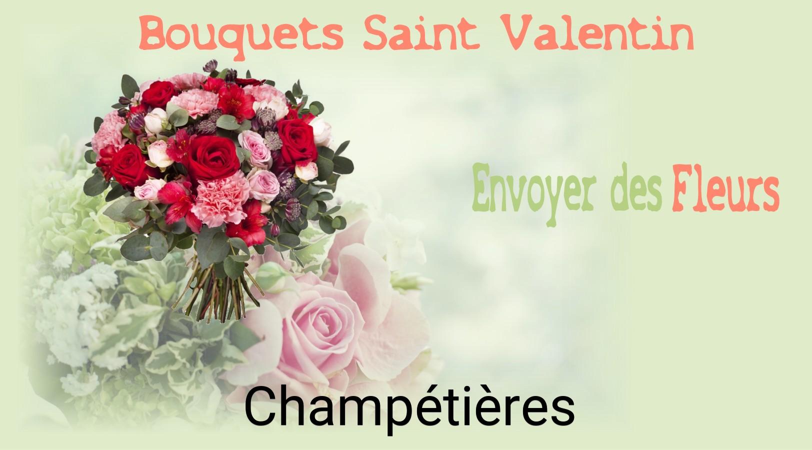 Roses de Saint-Valentin livrées à Champétières